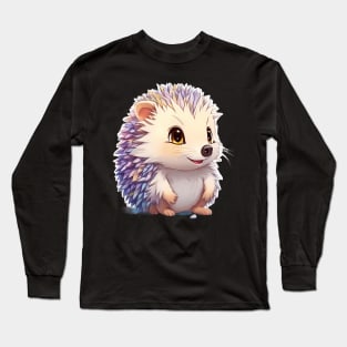 Spikes Smiles Heartwarming Baby Hedgehog Long Sleeve T-Shirt